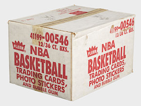 Fleer basketball case